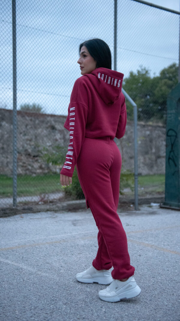 NEWBORN PANTS BURGUNDY - Image 2