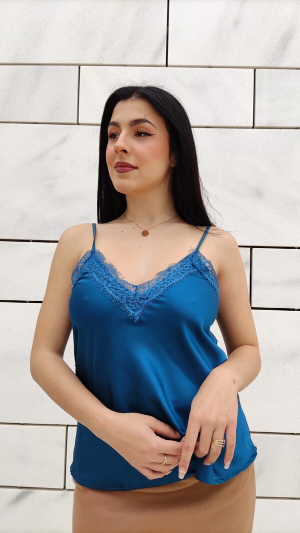 AS USUAL TOP BLUE