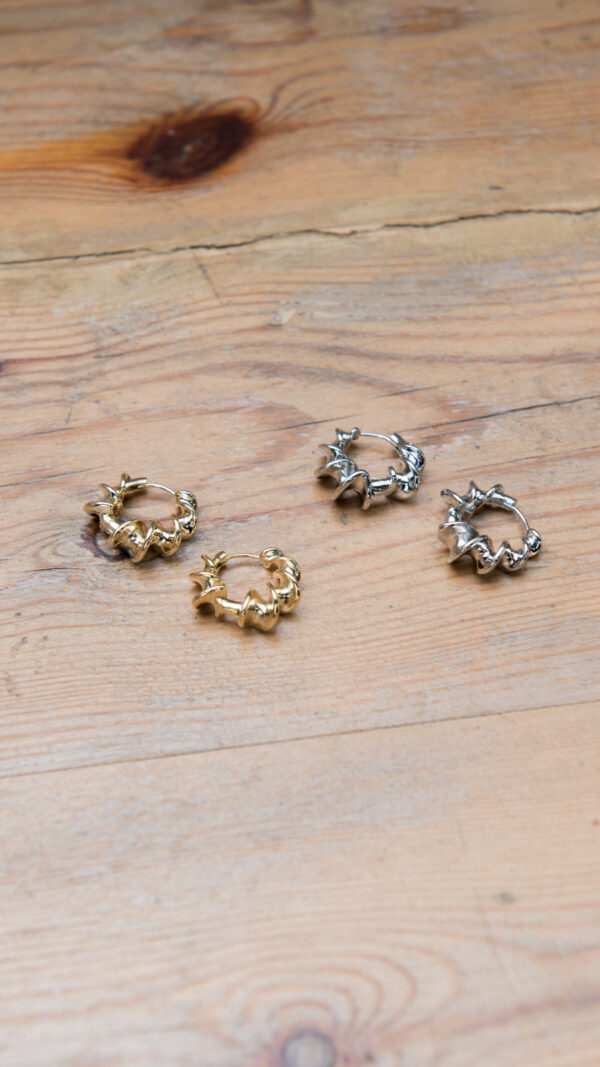 MEG EARRINGS SILVER - Image 2