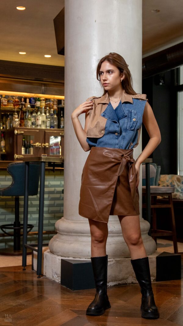 JADE BROWN SKIRT