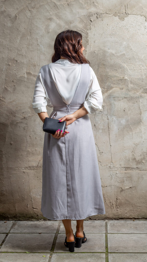 BELLA DRESS GREY - Image 3